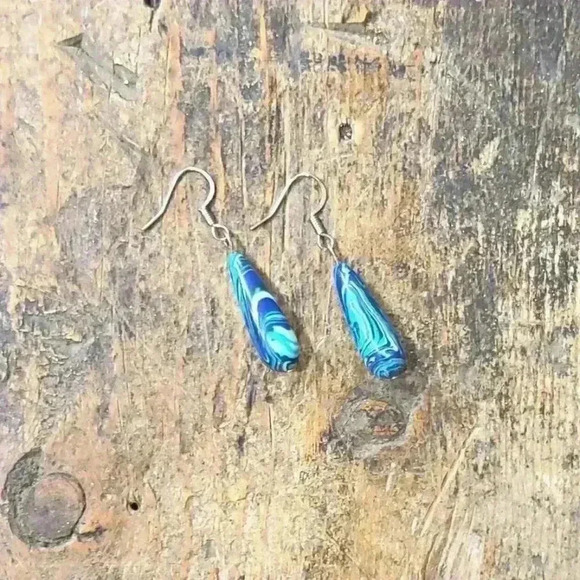 Composite Gemstone Earrings - Picture 1 of 1